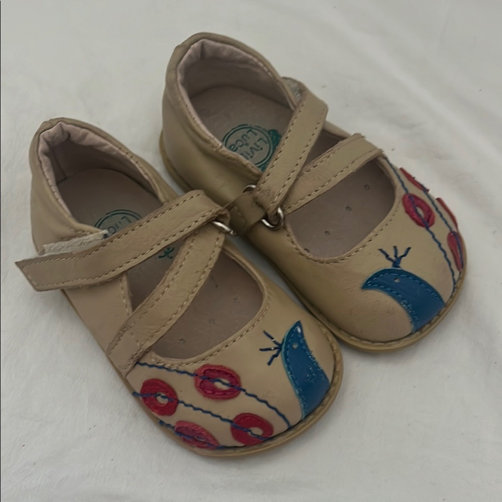 Vintage Livie & Lica peacock shoes girls size 5